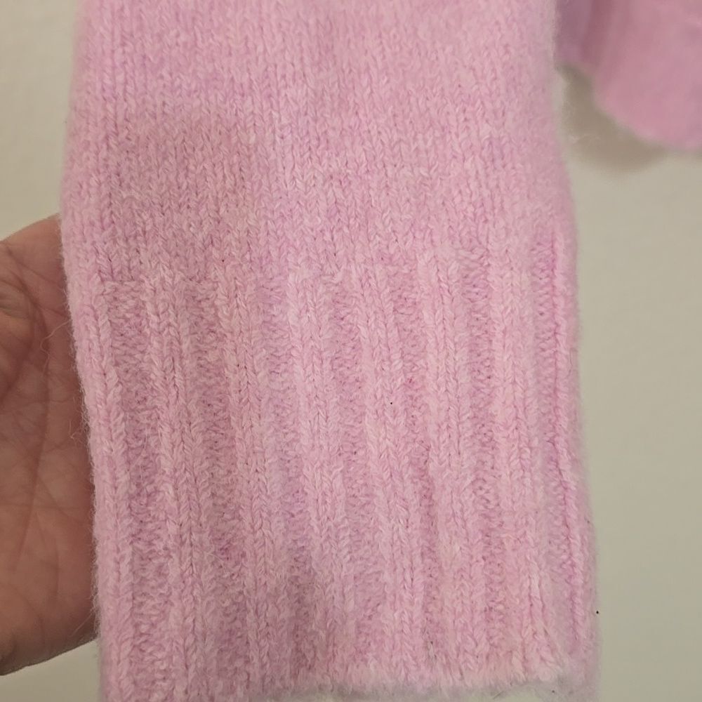 JCREW pink fair isle sweater S - Picture 3 of 7